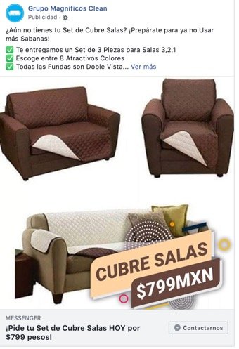 Algunos ejemplos de anuncios de retargeting en Facebook