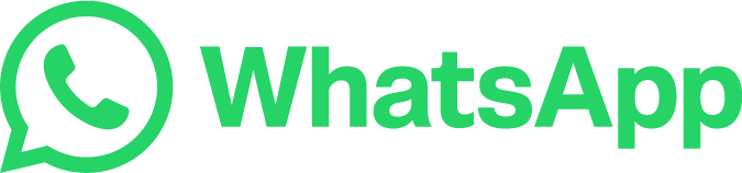 Logotipo de WhatsApp con un globo de diálogo verde con un icono de teléfono blanco, seguido de la palabra "WhatsApp" en texto verde: perfecto para campañas de marketing inmobiliario o publicidad en Facebook.